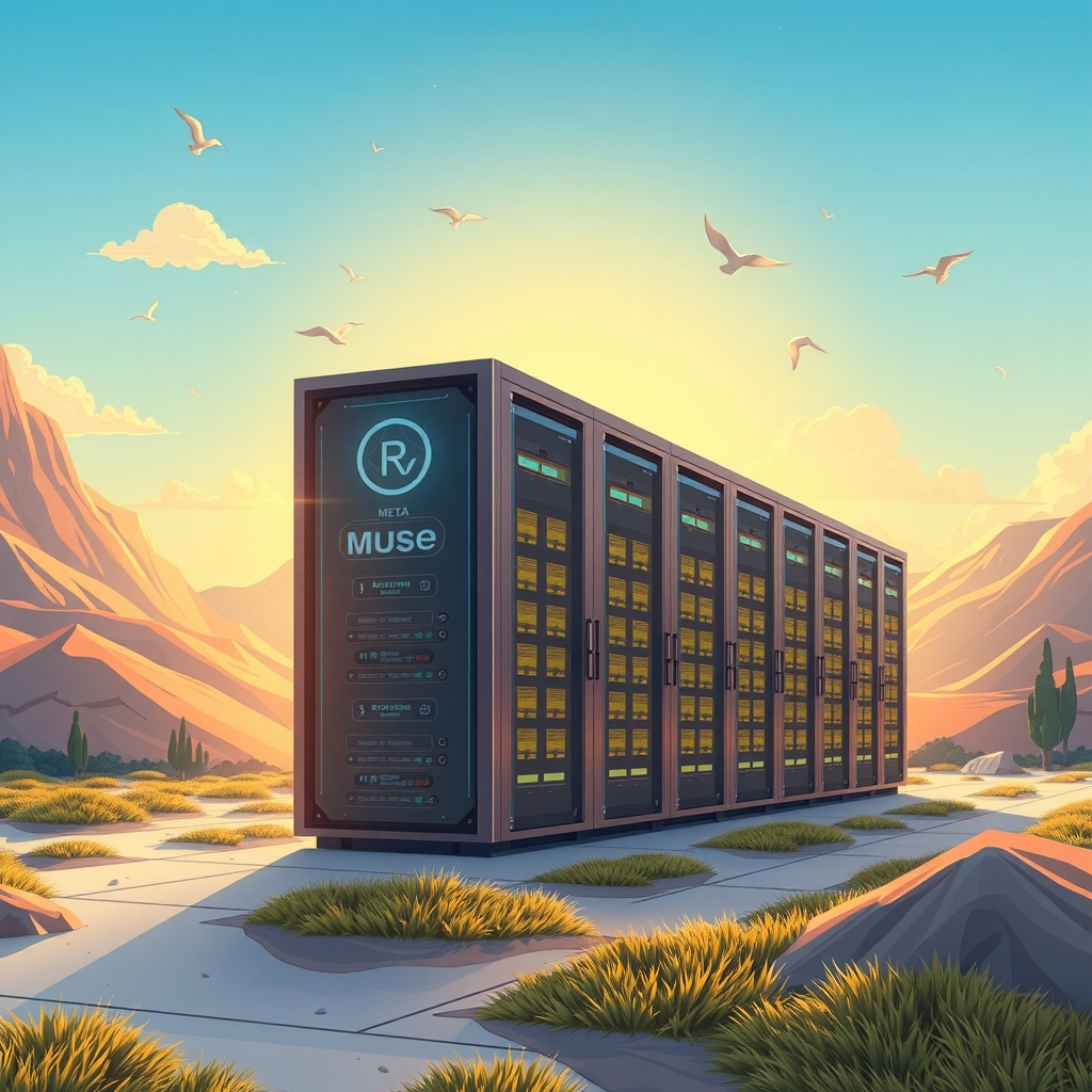 Supporting illustration for Meta Releases Its First Frontier Model, Muse Wonder