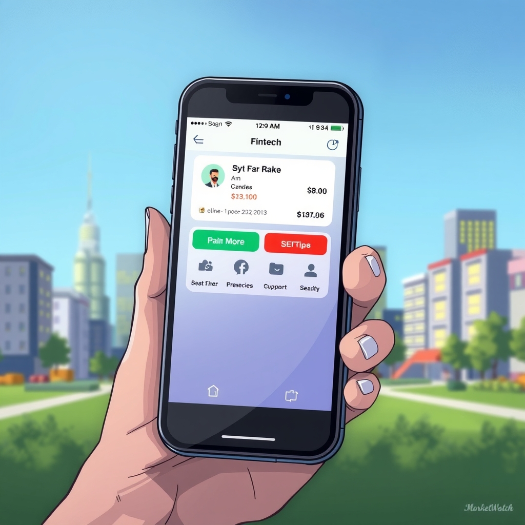Supporting illustration for Fintech Apps Offer Fake Shopping Sprees and 'Happiness Insurance'