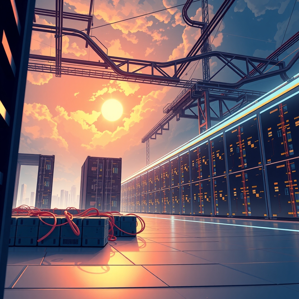 Supporting illustration for CoreWeave AI Bonds Tumble, Raising Red Flags for Wider Market
