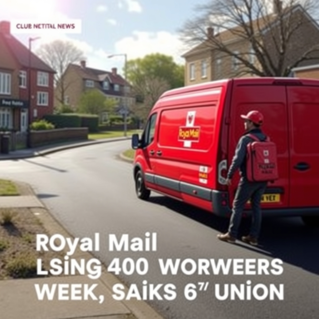 Editorial illustration for Royal Mail Losing 400 Postal Workers a Week, Says Union